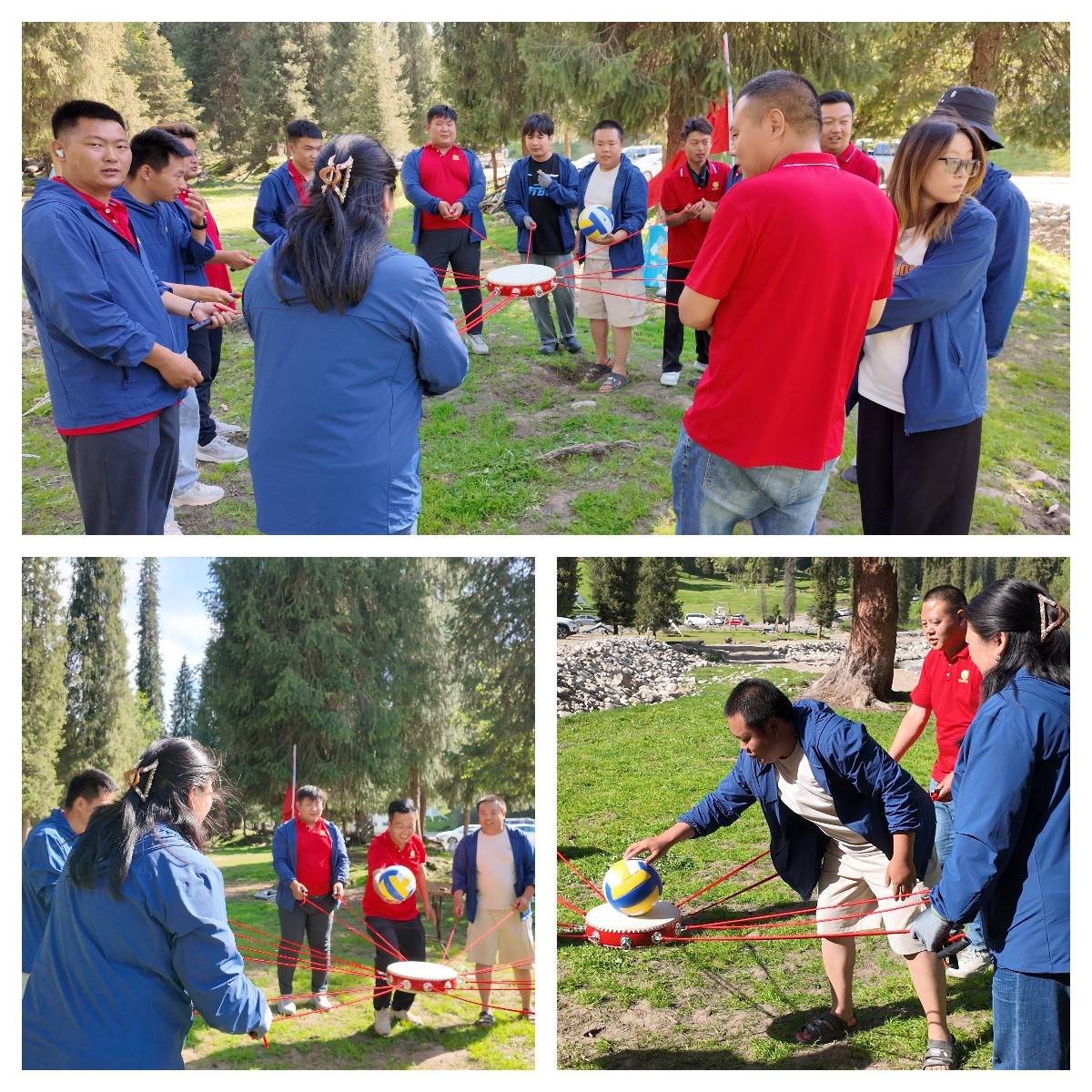 团队合作紧密，球员默契配合